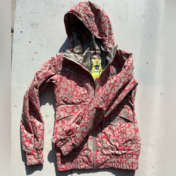 Women's Burton Jacket DryRide Multicolor Full-Zip S Snowboard Ski Logo Lined - Picture 6 of 13